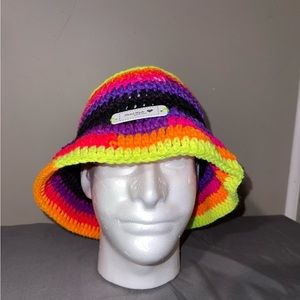 Handmade Bucket Hat Crocheted Multi Color Women’s/Men’s - One Size Fits Most